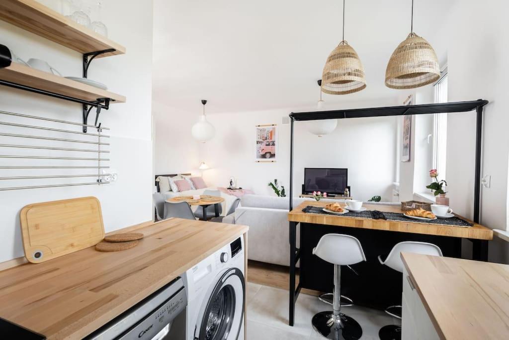 Ciche Studio, Blisko Metra Politechnika, Parking Appartement Warschau Buitenkant foto