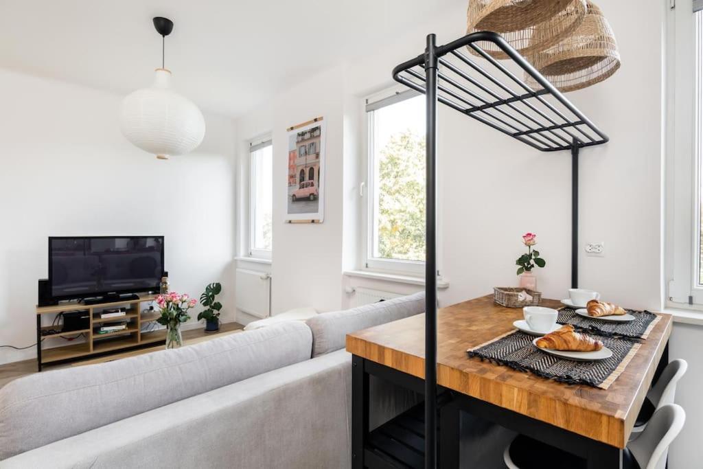Ciche Studio, Blisko Metra Politechnika, Parking Appartement Warschau Buitenkant foto