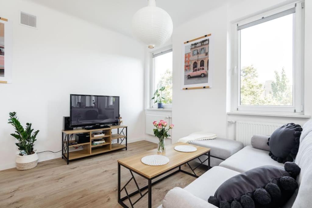 Ciche Studio, Blisko Metra Politechnika, Parking Appartement Warschau Buitenkant foto